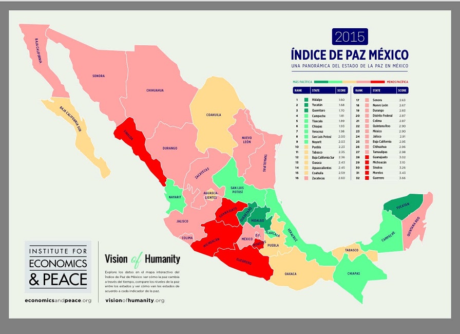 Hidalgo, el estado más seguro de México