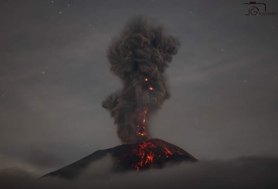 Estas son las zonas más vulnerables a la erupción del Popocatépetl