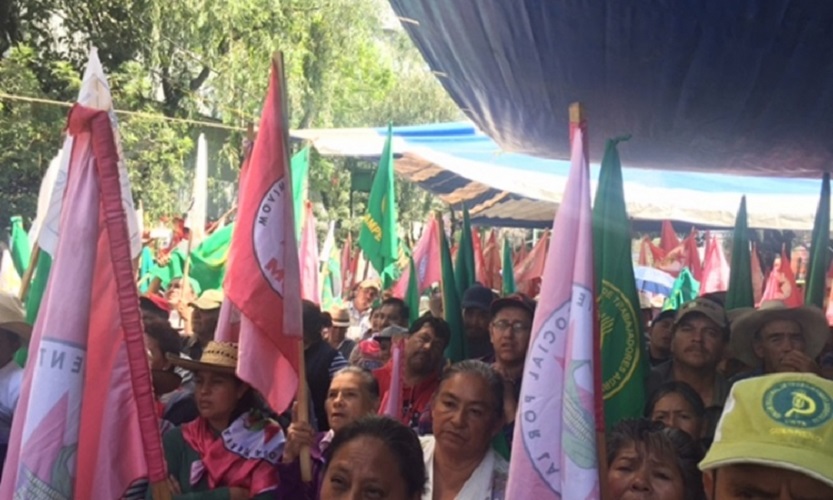 50 mil campesinos del FAC se concentrarán en el Monumento a la Revolución de la CDMX