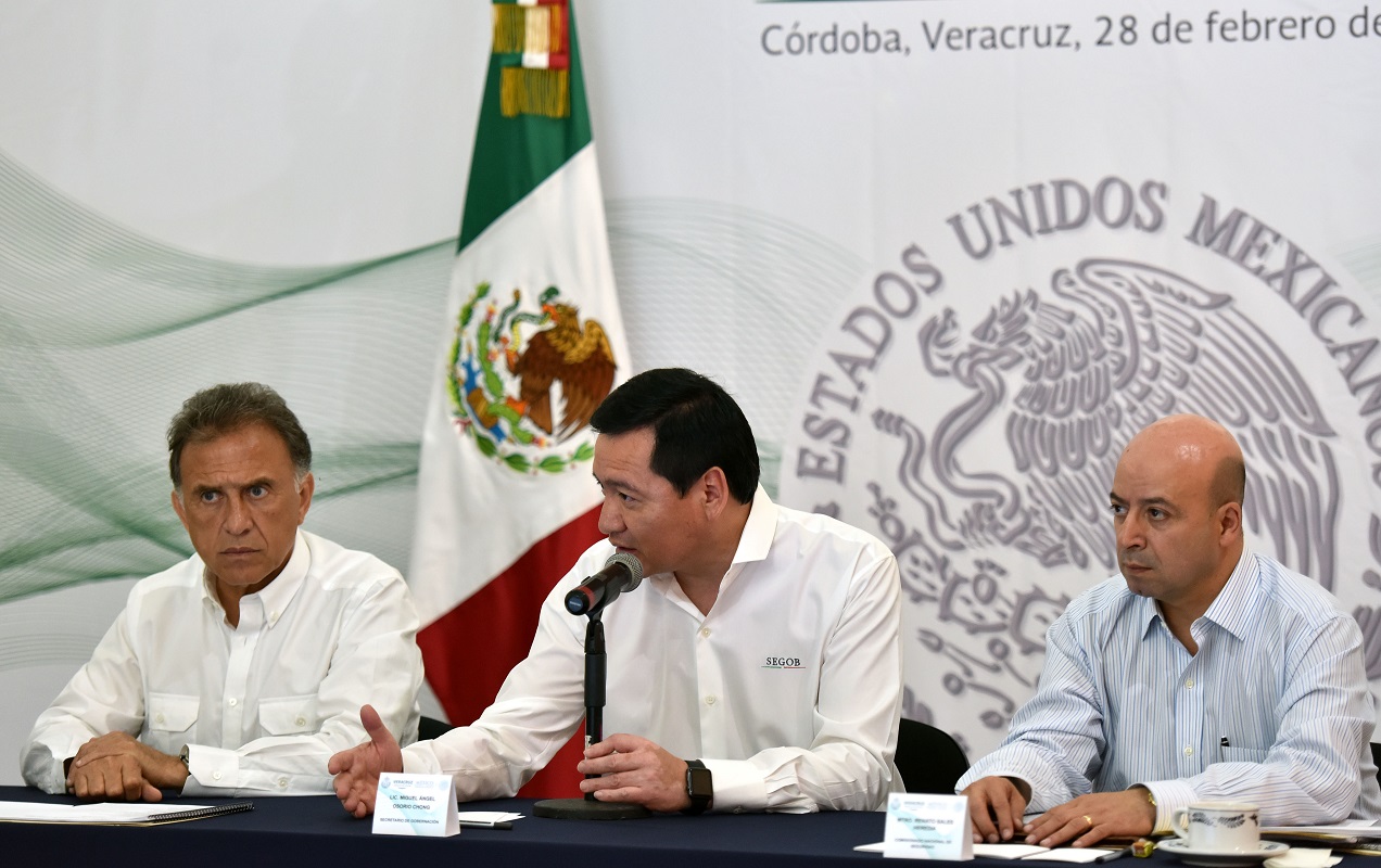 Osorio Chong encabeza reunión de seguridad Veracruz