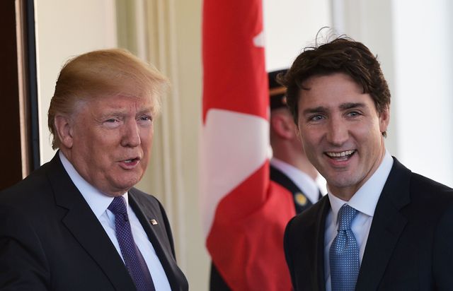 Trump y Trudeau se reúnen en la Casa Blanca