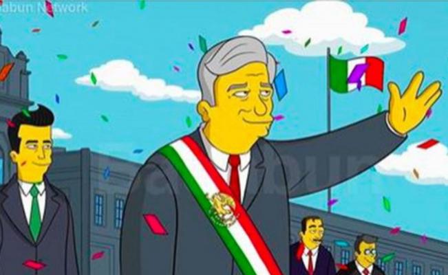 ¿Los Simpson predicen el triunfo de AMLO en 2018?