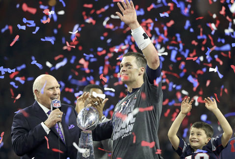 Tom Brady, el jugador más valioso del Super Bowl LI