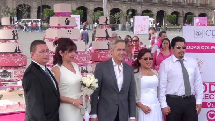 Ciudad de México romperá récord con bodas colectivas en el Zócalo