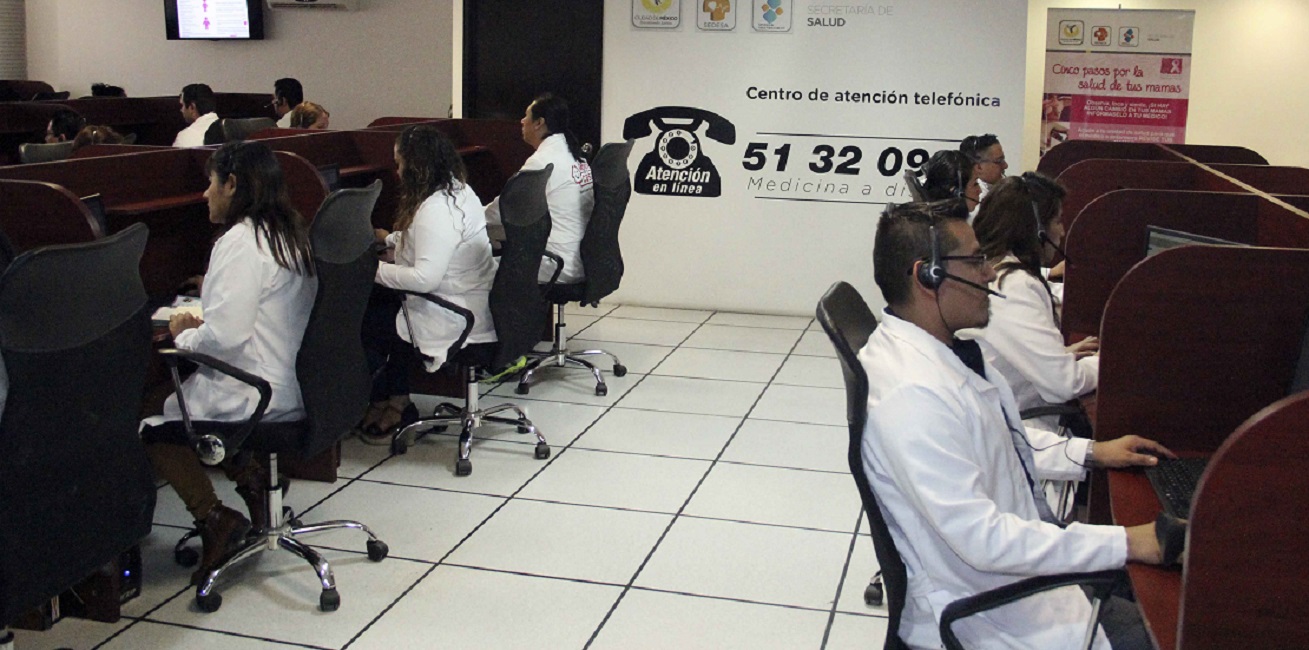 Se han brindado más de 2 millones 100 mil asesorías telefónicas a través de “Medicina a Distancia” de la CDMX