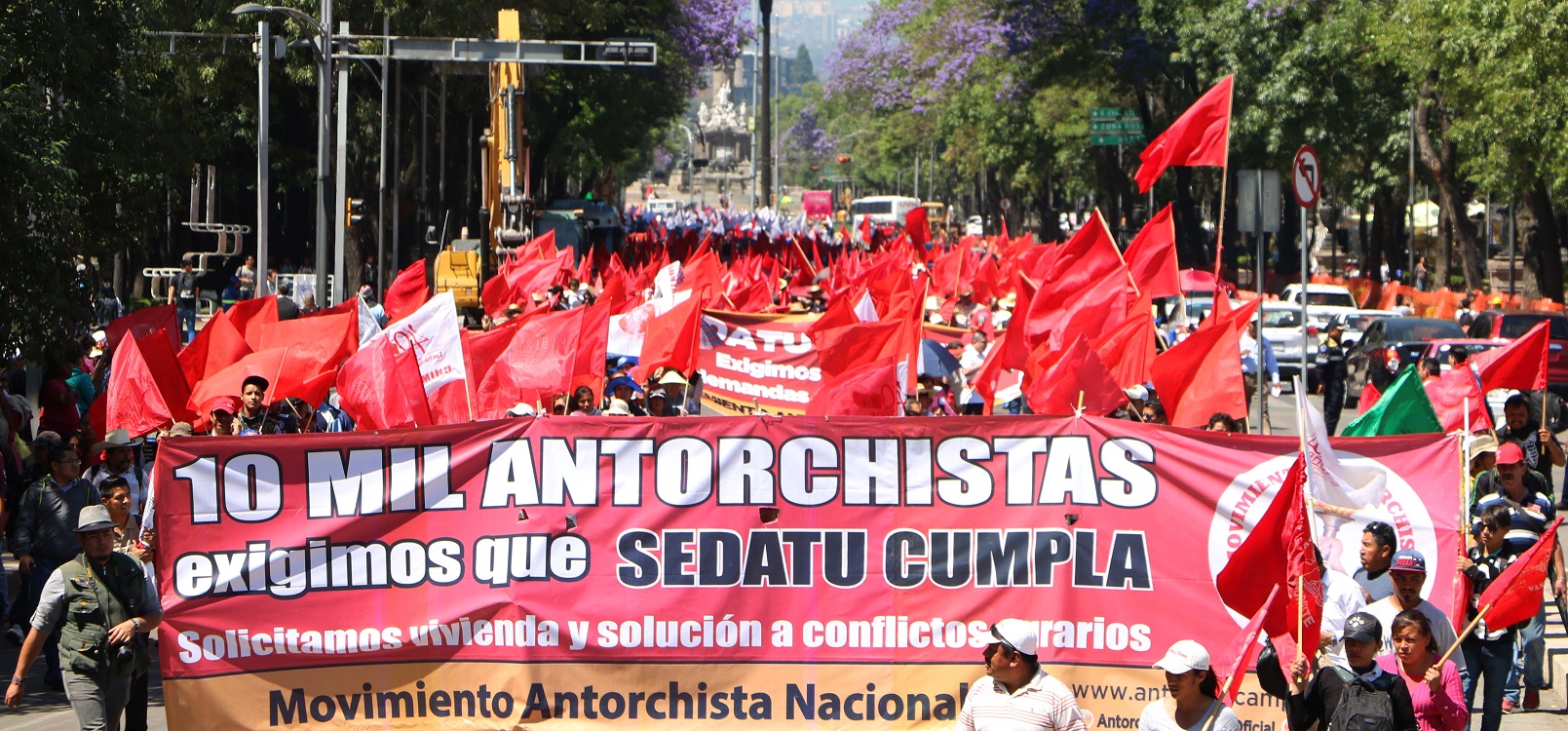 Rosario Robles ignoró a 10 mil mexicanos;  Antorcha anunció más protestas a Segob y a Los Pinos