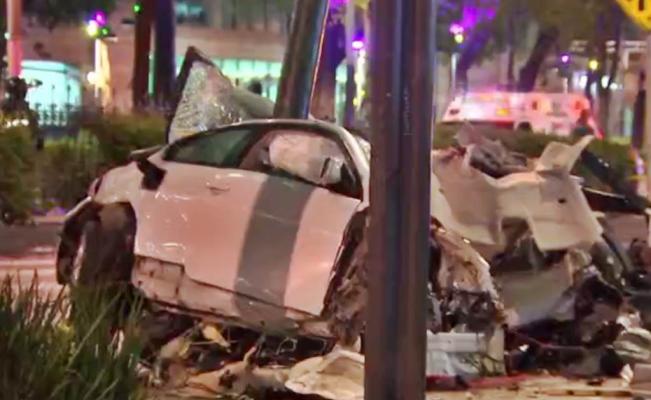 Accidente vehicular en Reforma y Lieja deja 4 muertos