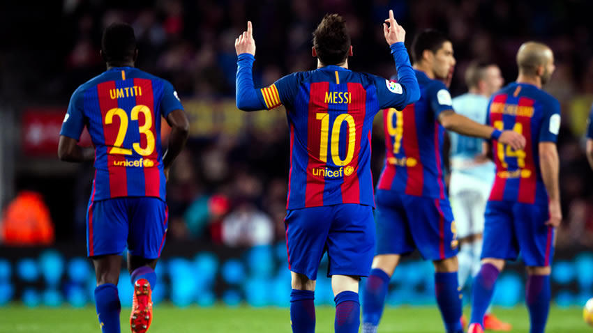 Messi, el mejor goleador de la Liga de Campeones esta temporada