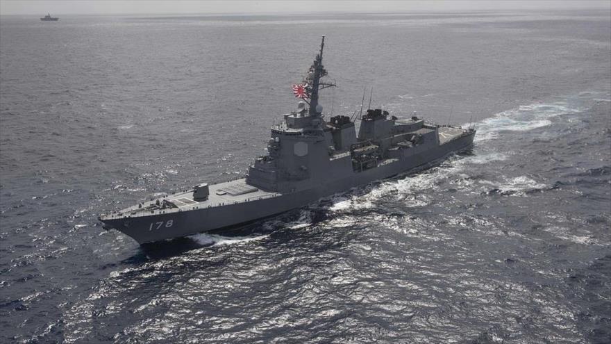 Buques japoneses inician ejercicio militar con EE.UU en aguas del Pacífico