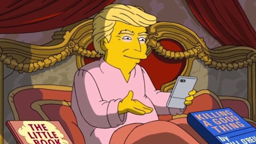 Los Simpson y los primeros 100 días de la presidencia de Trump (+Video)