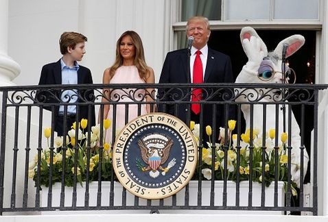 Los Trump encabezan festival de Pascua en la Casa Blanca