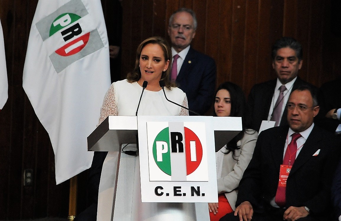 Rinde protesta Claudia Ruiz Massieu como Secretaria General del CEN del PRI