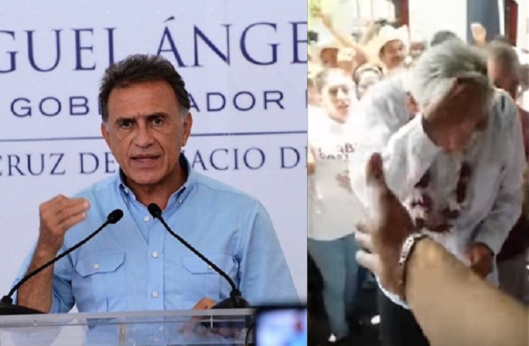 López Obrador acusa a Yunes Linares por la agresión que sufrió en Veracruz