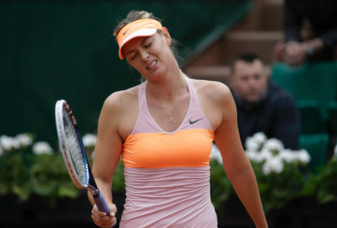 Sharapova no fue invitada a Roland Garros