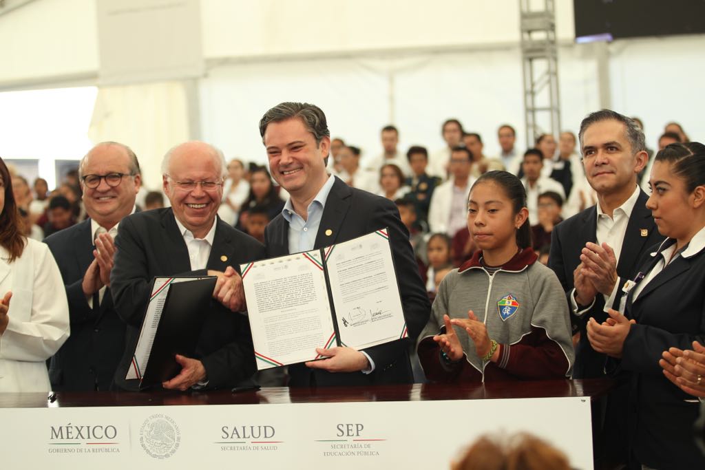 SEP y SSa anuncian el programa “Salud en tu Escuela”