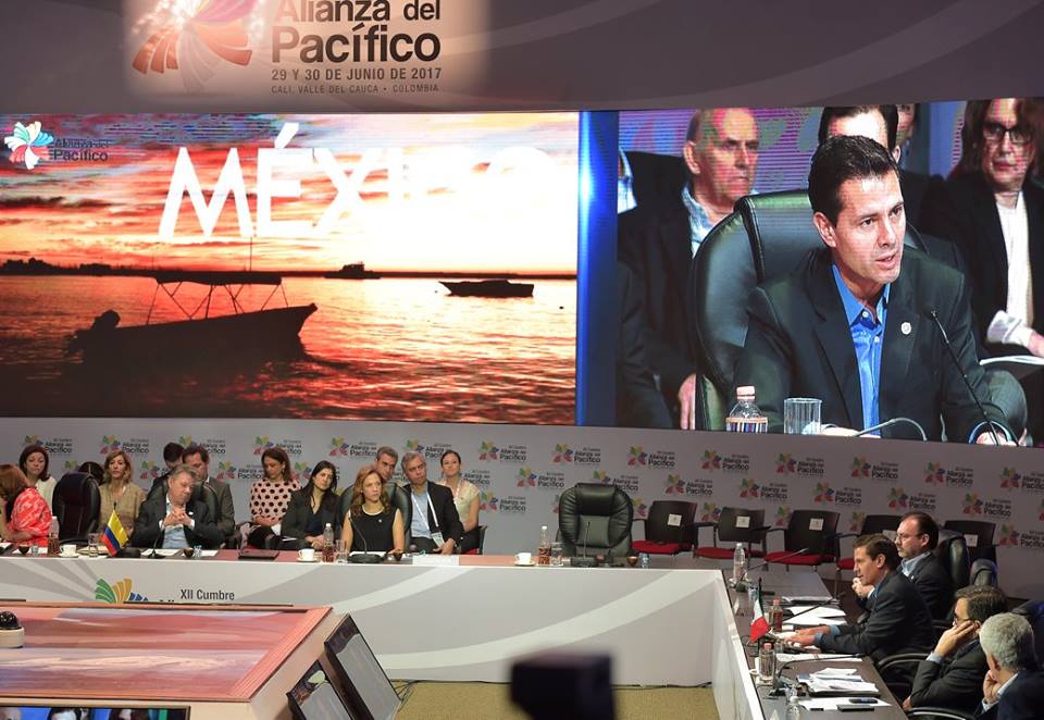 Alianza del Pacífico demuestra integración y amplia relación económica: Peña Nieto