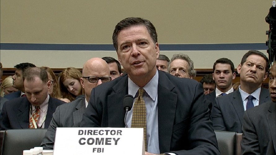 Exdirector de FBI James Comey, testificará el 8 de junio ante el Senado