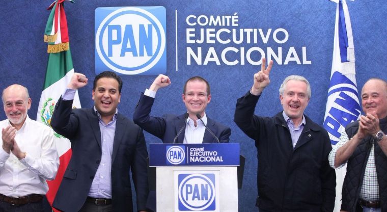 Ricardo Anaya proclama triunfo del PAN en tres estados