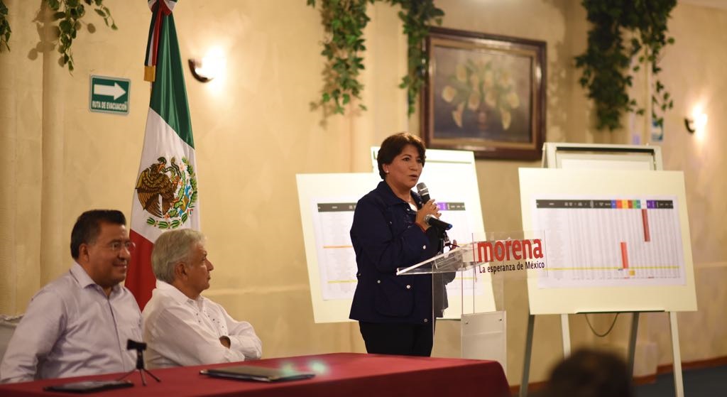 Morena defenderá el voto en Edomex por la vía jurídica: Delfina Gómez