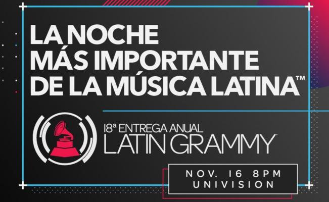 Grammy Latinos, el 16 de noviembre en Las Vegas