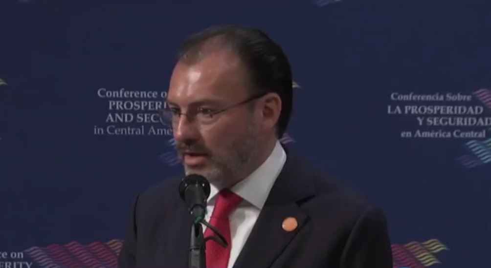 Desarrollo de Centroamérica es una “responsabilidad compartida”: Videgaray