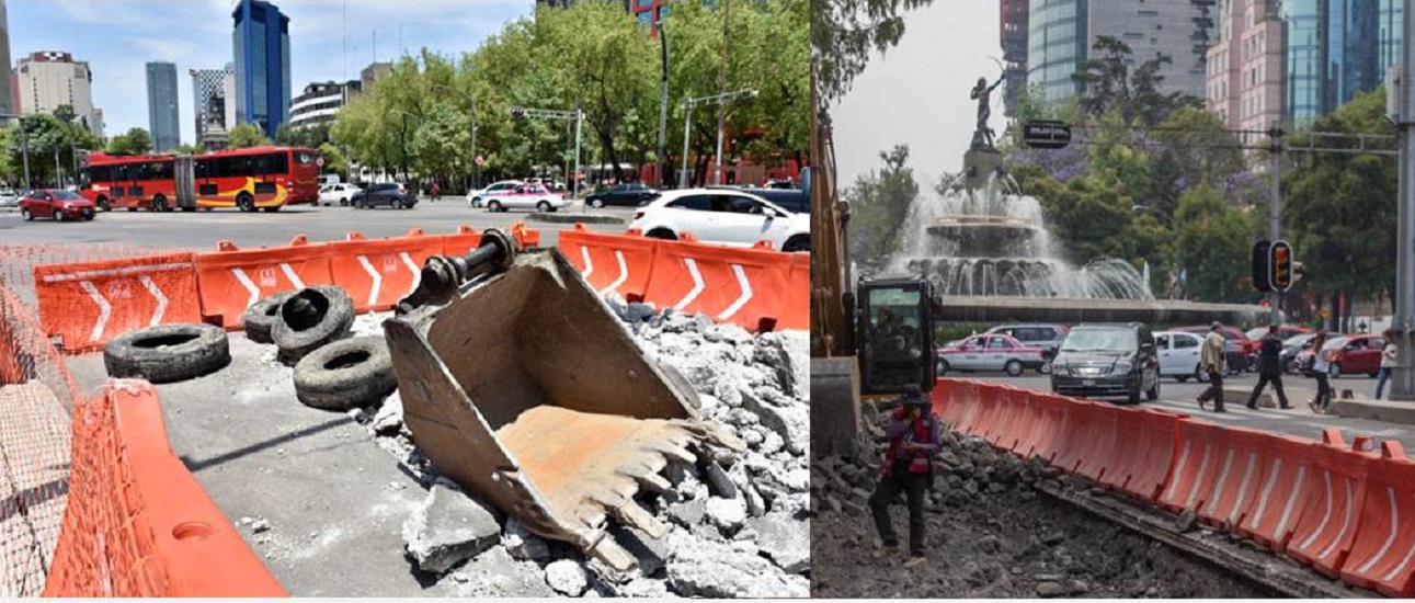 Destrucción en Reforma