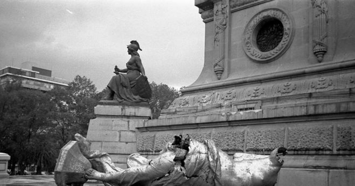 A 60 años del día que el Ángel de la Independencia se cayó