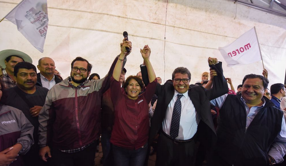 Piden democracia en el exterior y en México no la respetan: Delfina Gómez