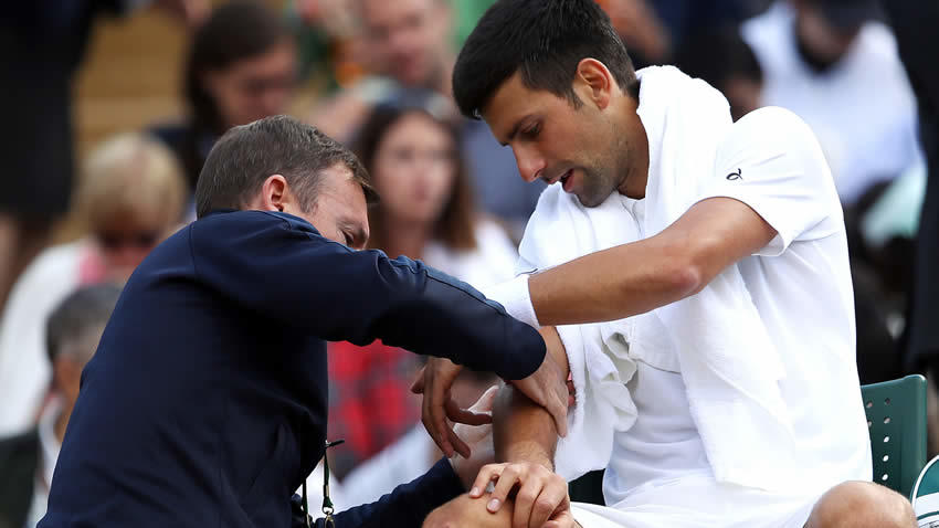 Djokovic da por terminada su temporada por lesión de codo