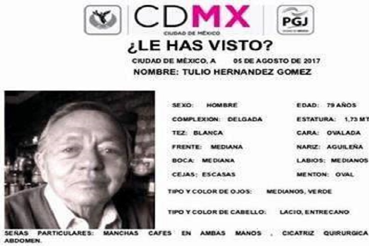 Desaparece ex goberndor de Tlaxcala en la CDMX