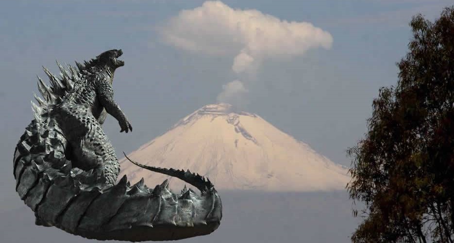Enemigo de Godzilla emergerá del Popocatépetl en nueva película
