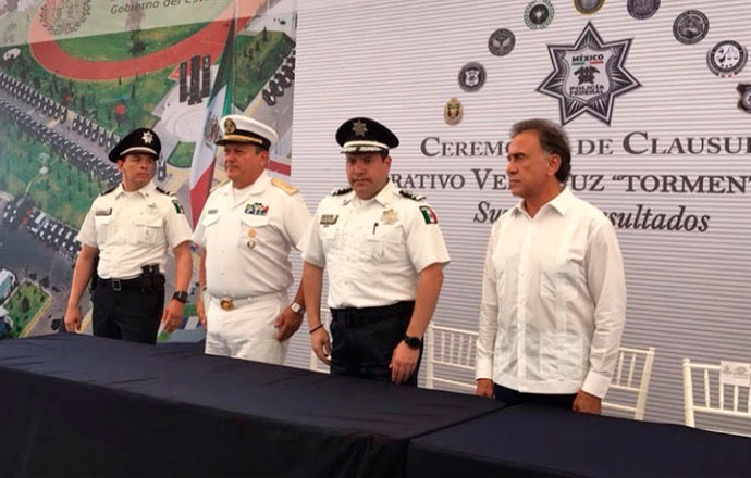 Israel Galván Jaime rinde protesta como nuevo mando de la PF en Veracruz