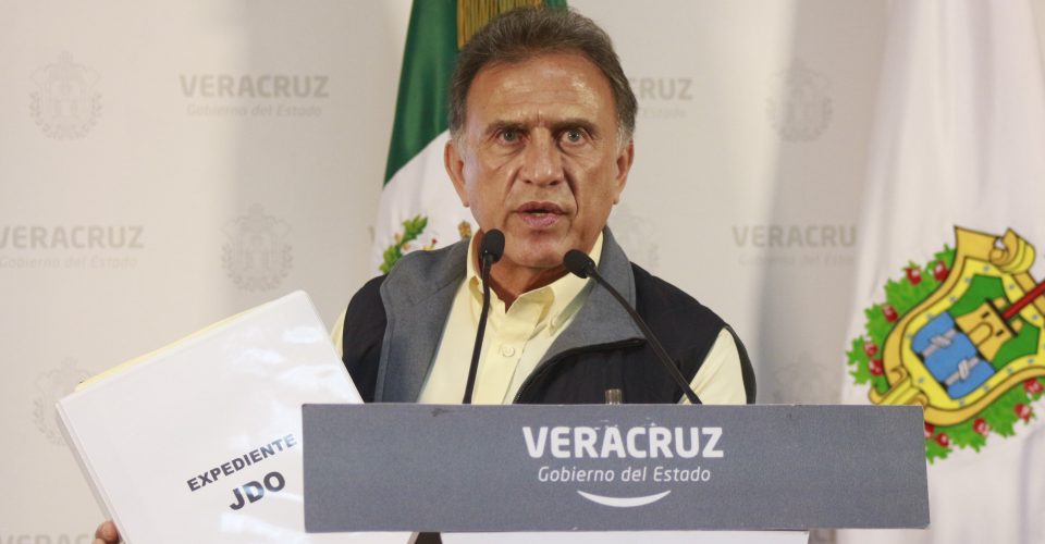 Karime Macías, esposa de Duarte, es cómplice del saqueo a Veracruz: Yunes