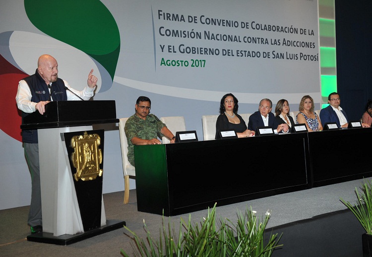 Conadic y San Luis Potosí juntos contra las adicciones