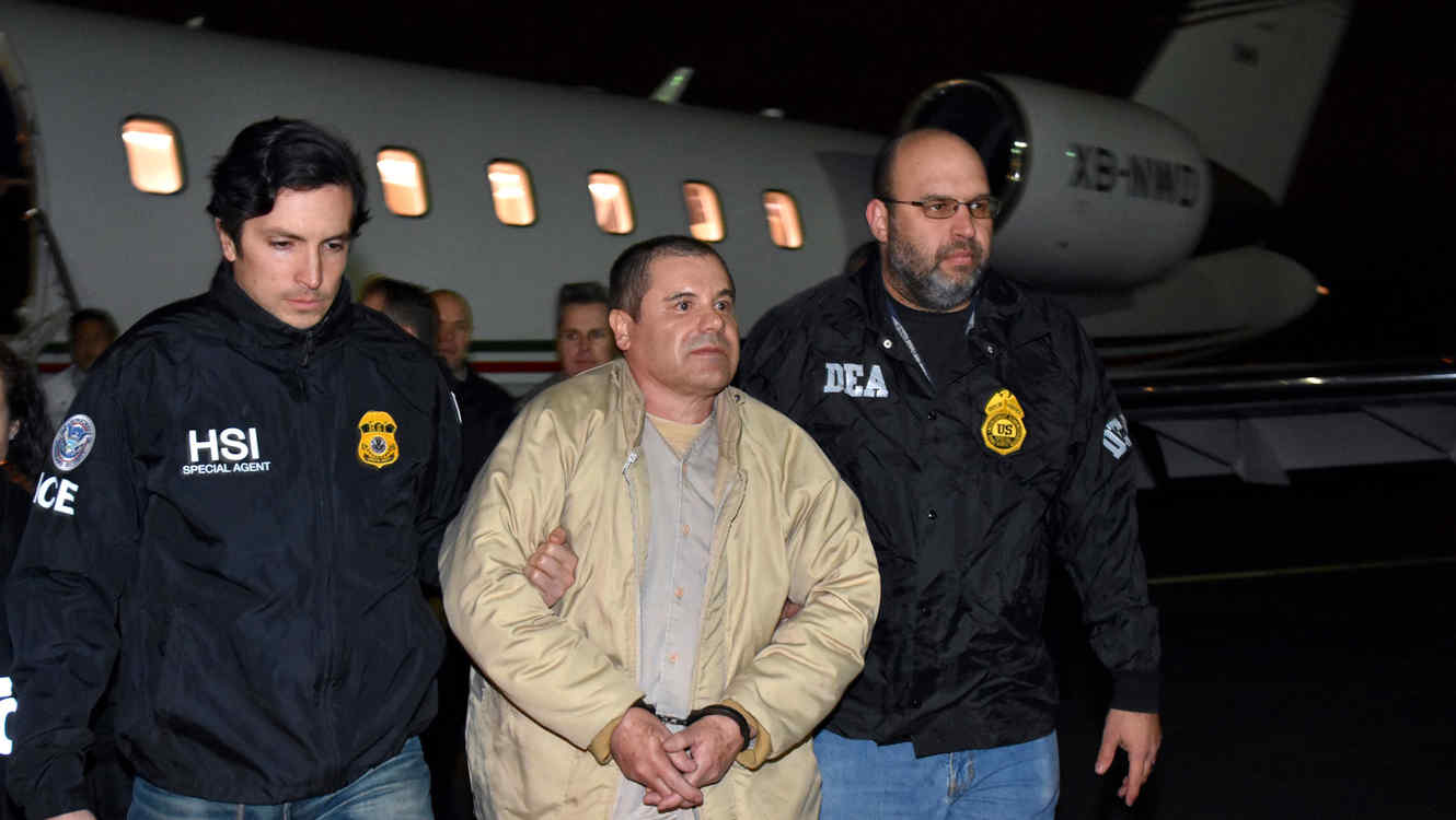 Trasladan a “El Chapo” Guzmán a Corte Federal de Nueva York