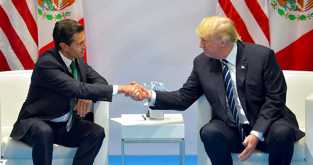 Trump instó a Peña Nieto no decir que México no pagará muro