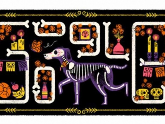 Google celebra Día de Muertos con doodle