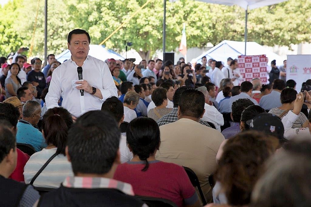 Anuncia el Segob inicio de reconstrucción en Morelos