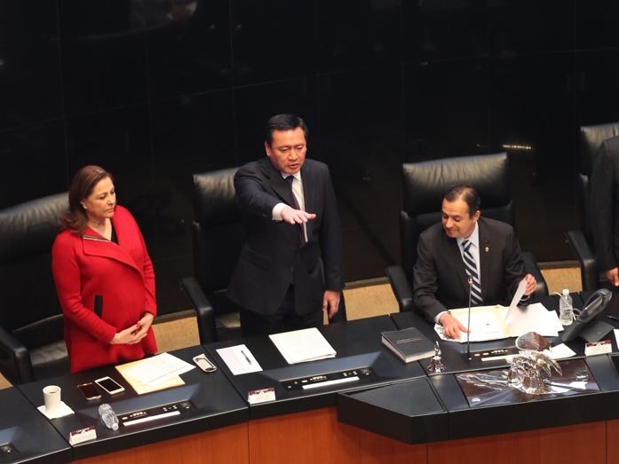 Ante situación compleja en seguridad, Osorio pide a senadores cambios de fondo
