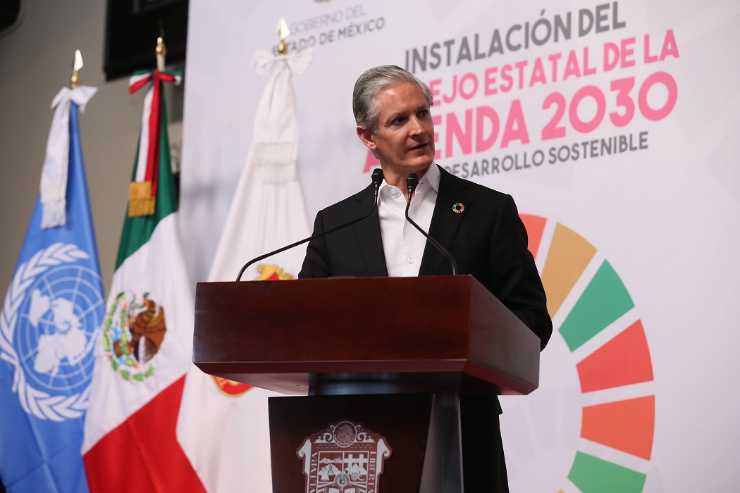 Busca Edomex mejores condiciones económicas y sociales para mexiquenses al sumarse a la agenda 2030