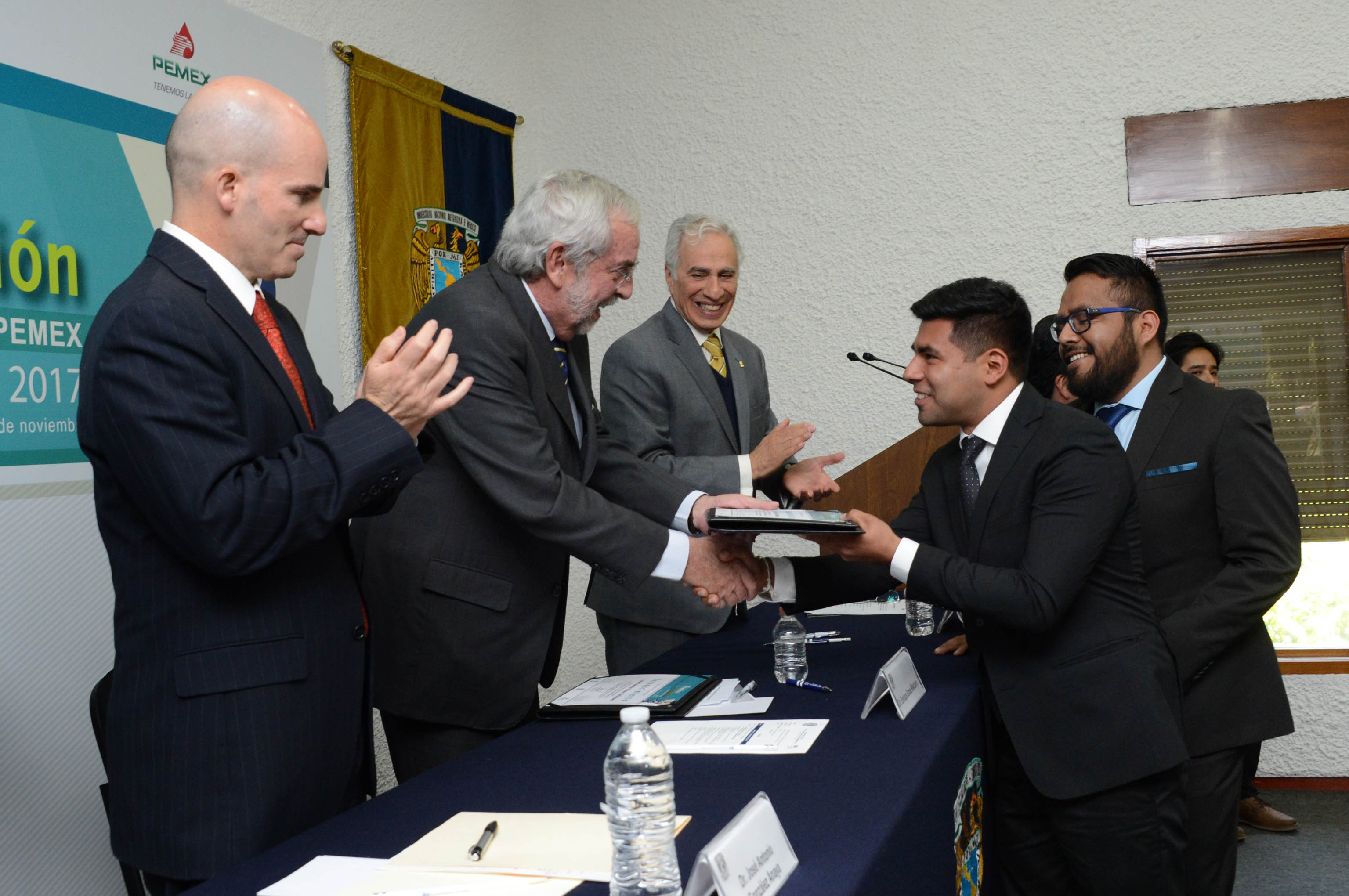 Entregan el Premio a la Innovación Fundación UNAM-PEMEX