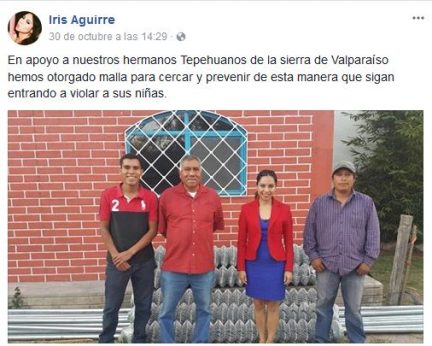 Diputada de Zacatecas busca evitar violaciones cercando las casas con malla metálica