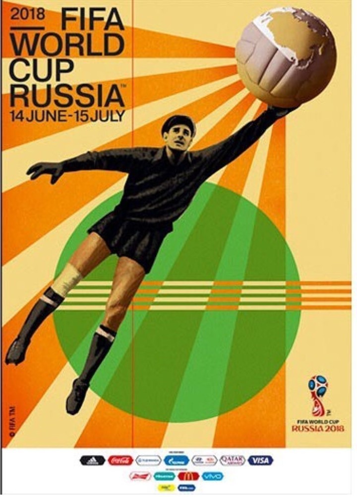 Mundial De Rusia 2018 Ya Tiene Su Póster Lev Yashin El Elegido