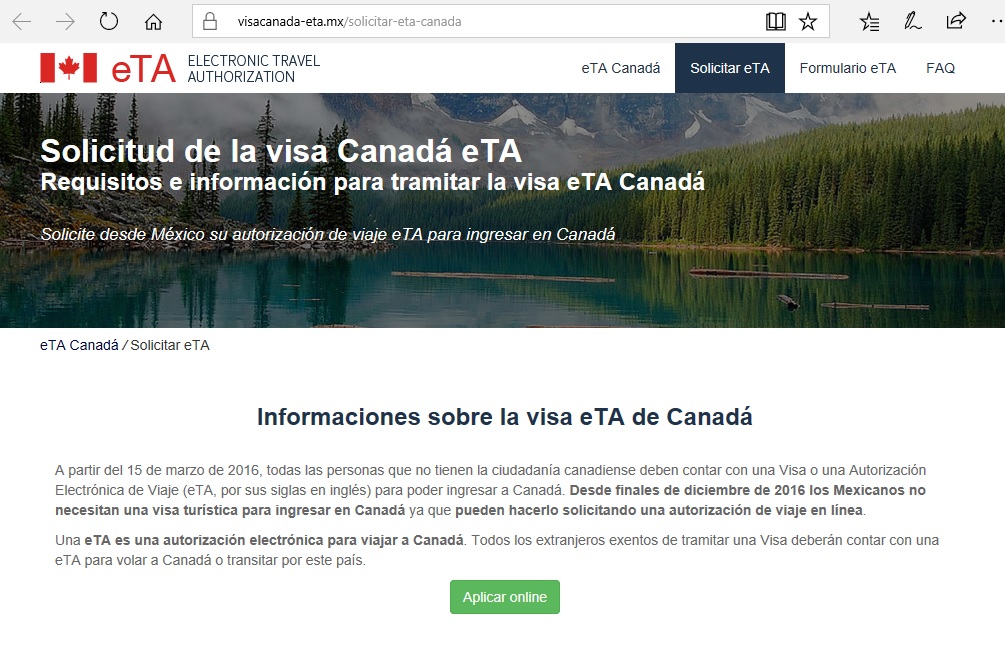 Si no necesito VISA, ¿puedo viajar a Canadá sin solicitar ningún permiso?