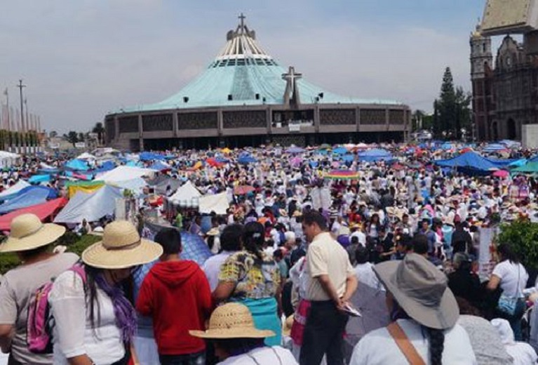 Se estima recibir a ocho millones de peregrinos en la Basílica de Guadalupe