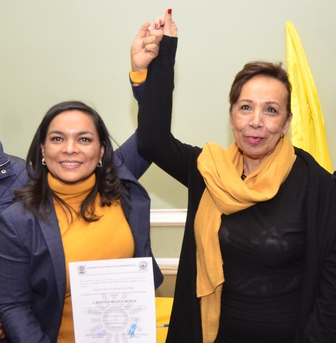 Registran Beatriz Mojica y Silvia Romero su fórmula como precandidatas al Senado