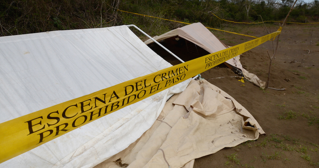 Hallan cuatro cabezas sobre un vehículo en Sayula de Alemán, Veracruz