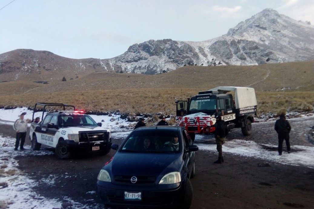Mantienen operativo invernal en el Nevado de Toluca