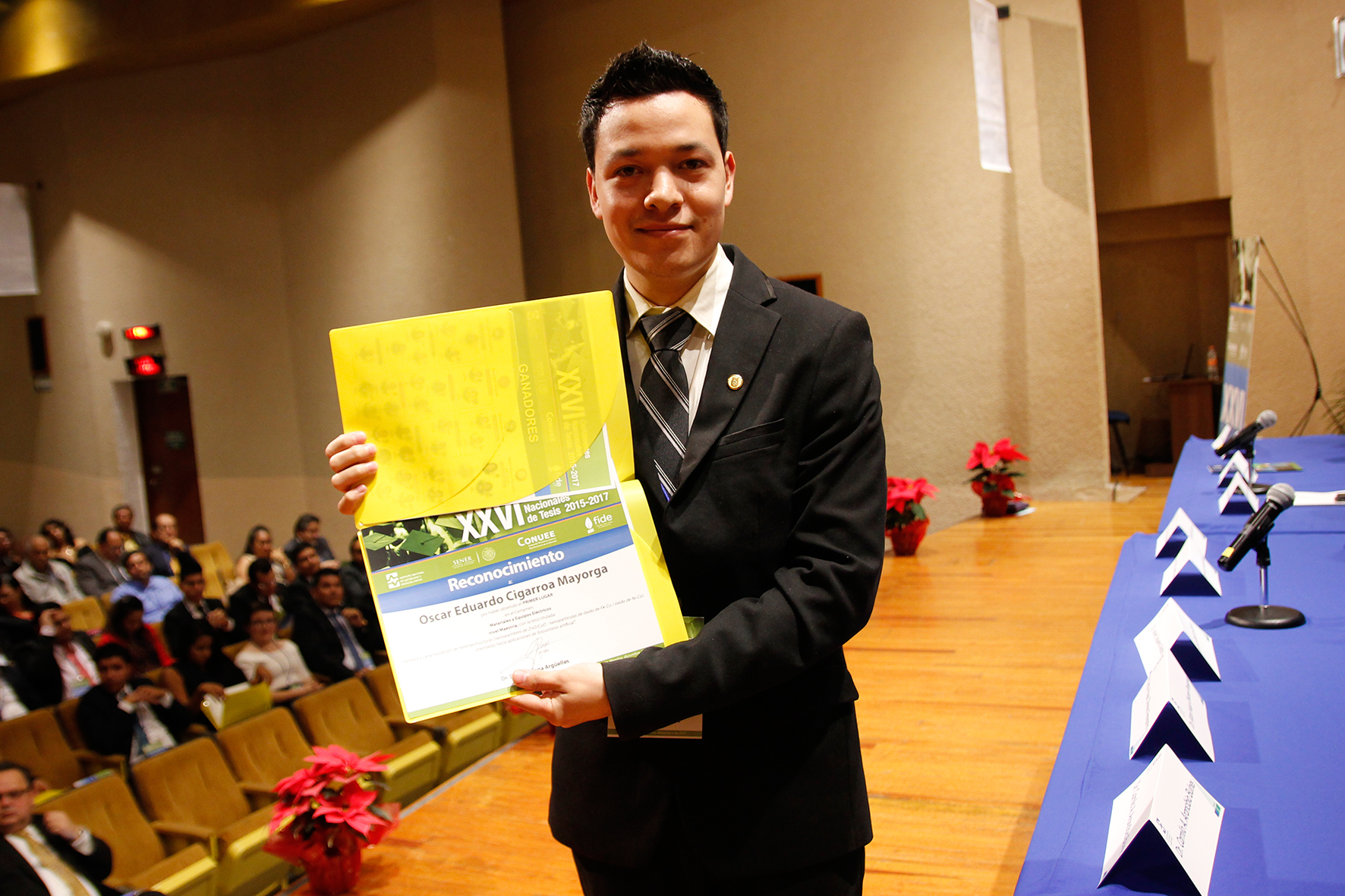 Alumno del IPN recibe primer lugar a nivel maestría en la categoría Materiales y Equipos Eléctricos