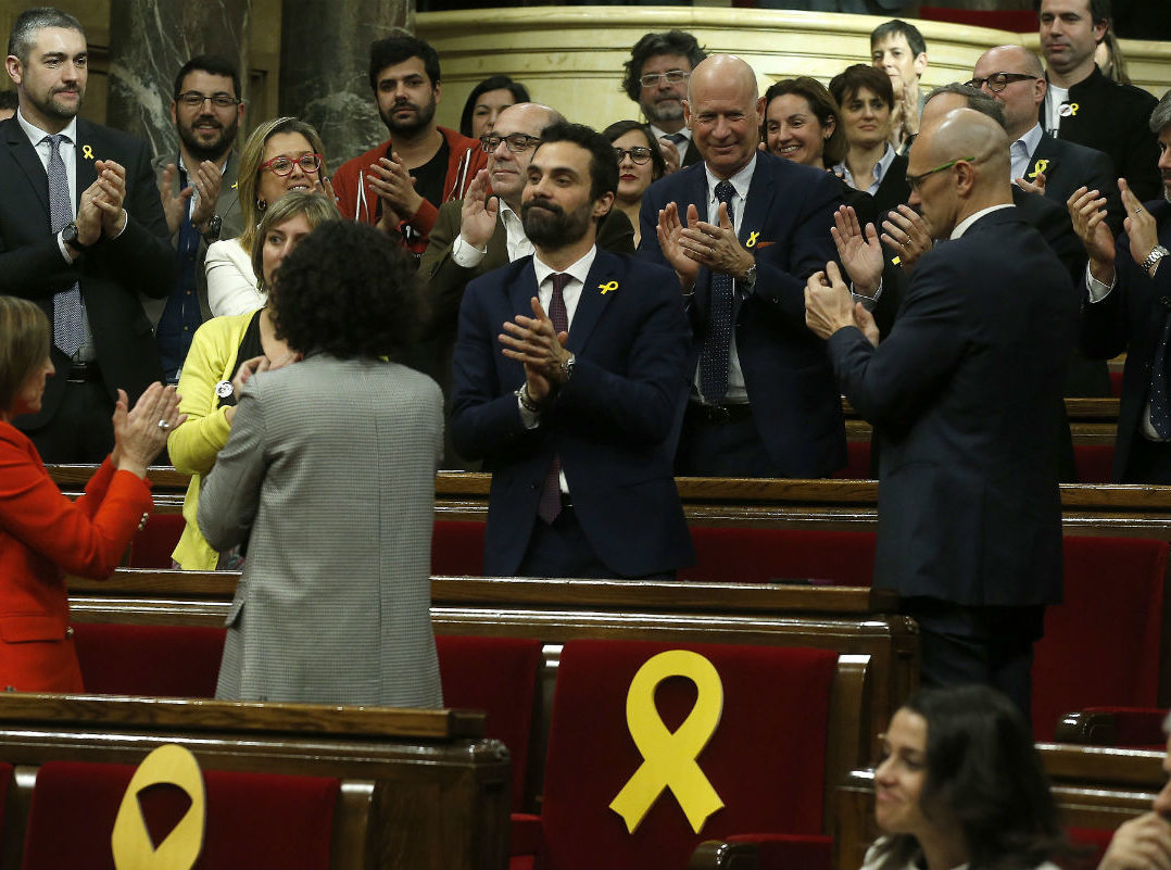 Roger Torrent, nueve presidente del Parlamento de Cataluña
